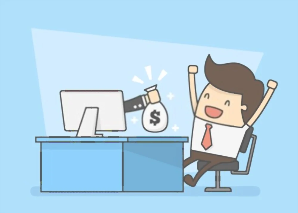 Person using a laptop for an online earning course, with learning materials nearby.