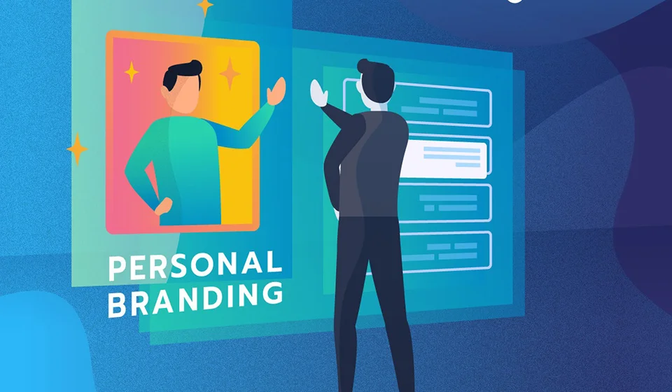 Online teachers in a digital classroom with the title "4 Powerful Personal Branding Tips for Online Teachers