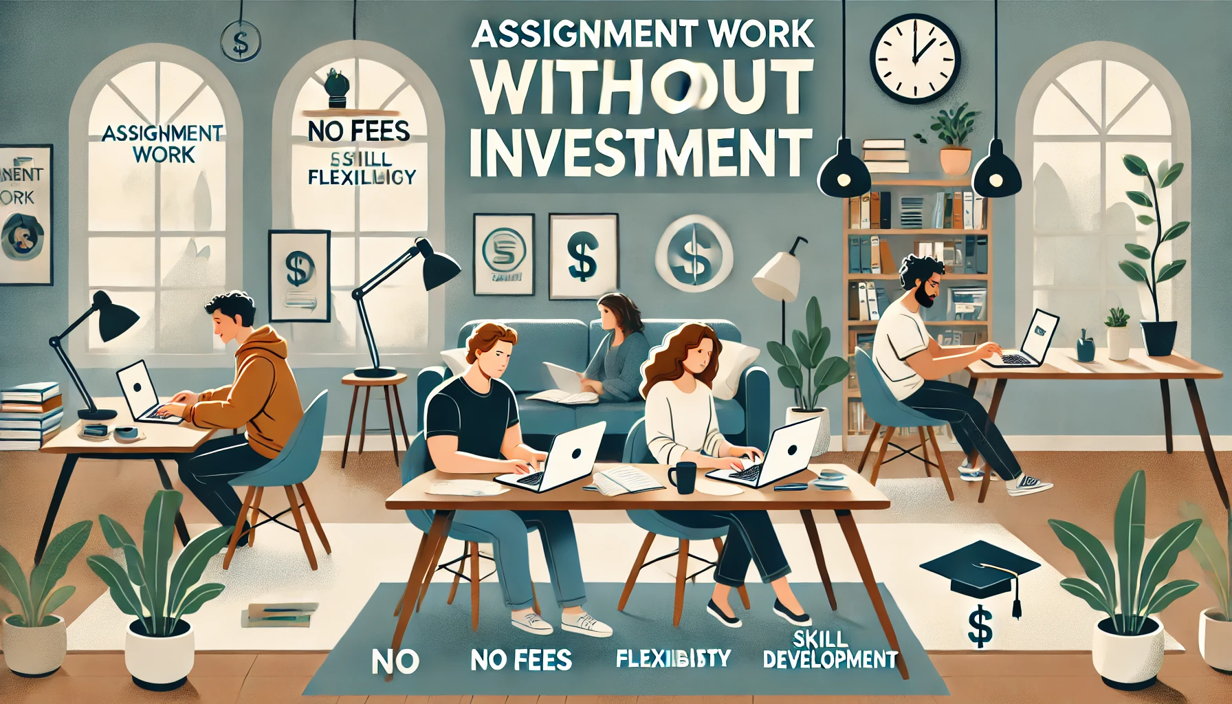 Start your journey with online assignment work without investment!