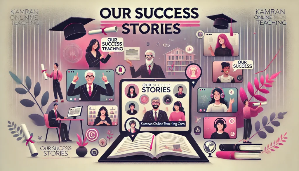 kamran online teaching success stories: Inspiring achievements in online education for teachers and students worldwide