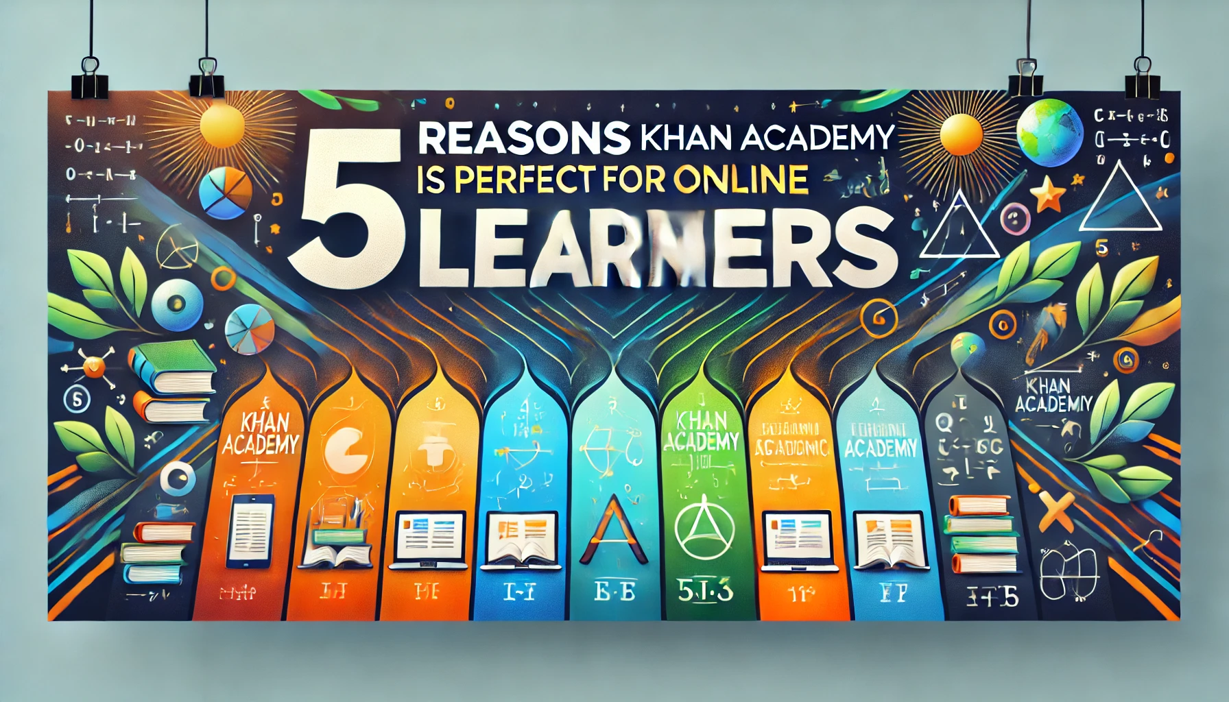 Logo of Khan Academy, a platform offering free online educational resources for learners of all ages, promoting quality education globally
