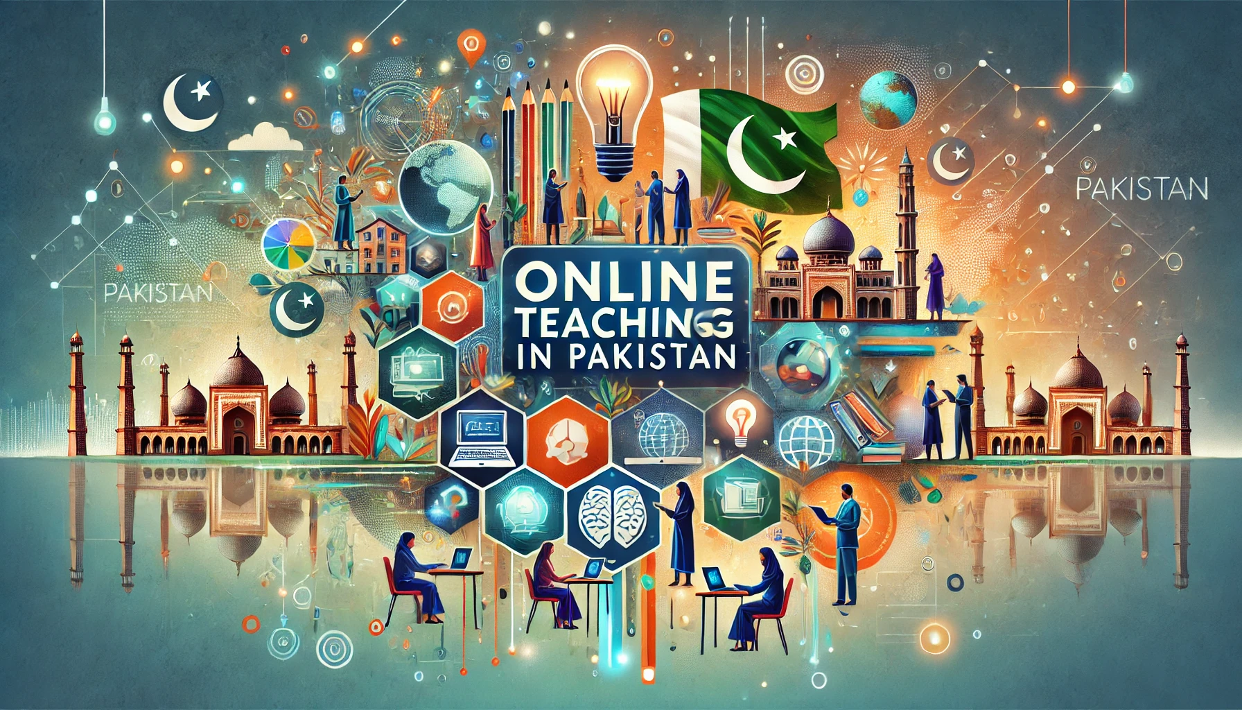 "Teachers transitioning to online education through KamranOnlineTeaching.com’s course."