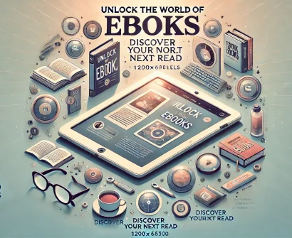 An open eBook displayed on a tablet, symbolizing digital reading and learning opportunities