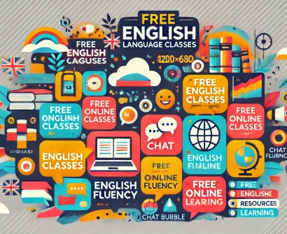 Free online English language classes offering flexible learning opportunities to enhance your English language skills at no cost.