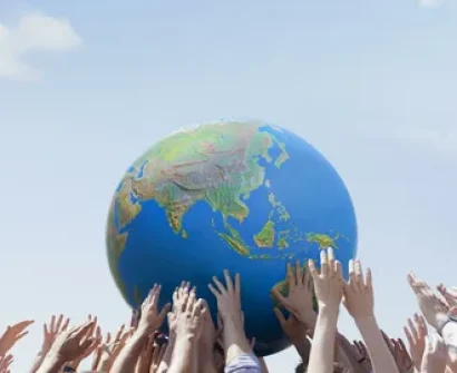 Global education fostering cultural awareness through online teaching.