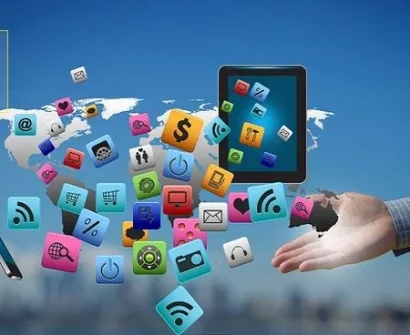 Teacher conducting an online class, representing the shift from offline to online education.