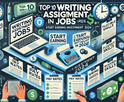 "Online teacher working on a laptop for a writing assignment job in a cozy home workspace