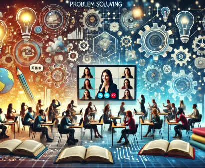Online teaching session focused on enhancing problem solving skills for students